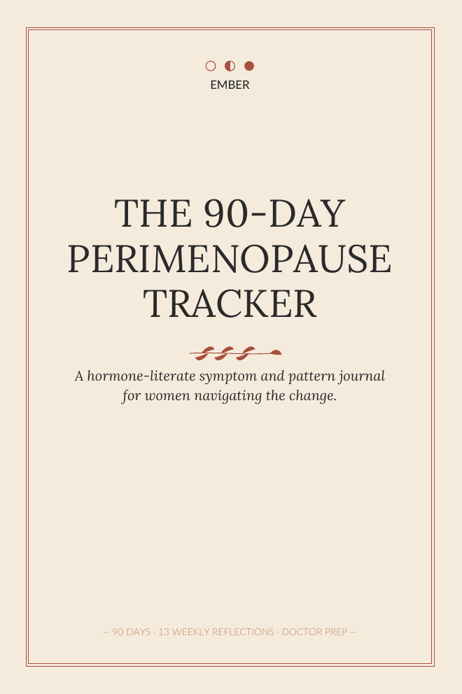 The 90-Day Perimenopause Tracker cover