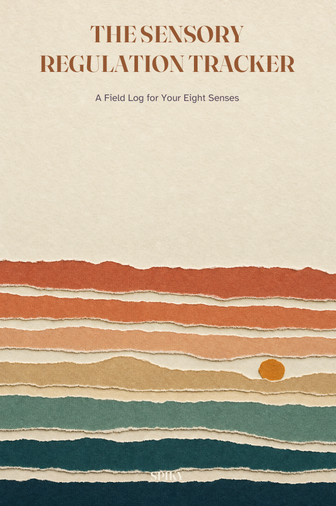 The Sensory Regulation Tracker cover
